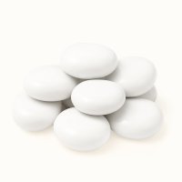 Декоративные керамические камни SteelHeat белые 14 шт